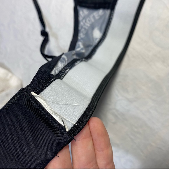 ALF Mesh Bralette A$$holes Live Forever Linda Finegold Printed Bra Skeleton GUC - Picture 5 of 9